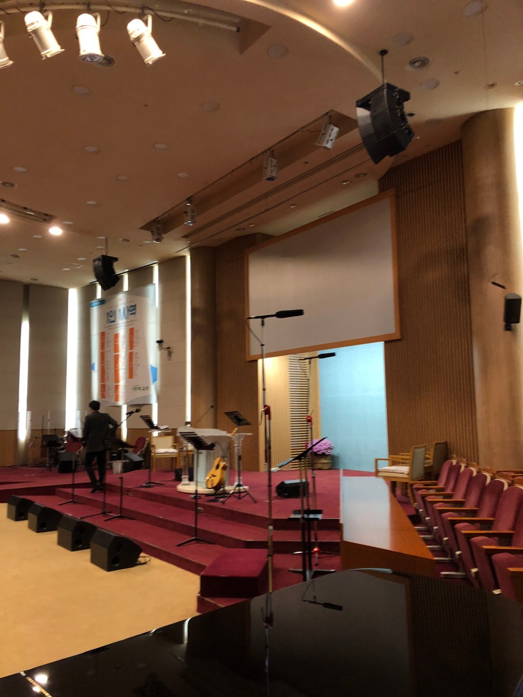 용인 백향목 교회 음향 시공 1-2 (본당 믹서 교체와 튜닝, 세팅)